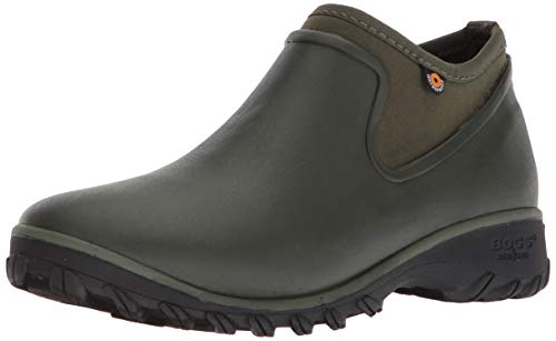 BOGS womens Sauvie Chelsea Waterproof Garden Rain Boot, Sage, 9 US