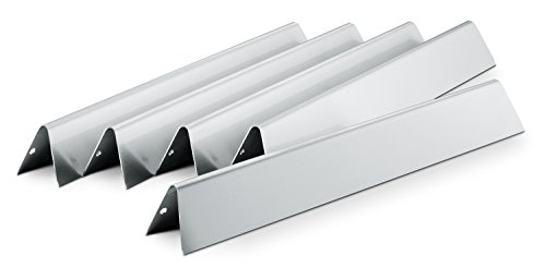 Weber Replacement Flavorizer Bars, 17.5', for Genesis 300 series (front-mounted control panel), Stainless Steel