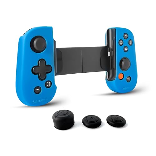 Silicone Grip Case Cover + Thumb caps for Backbone One Controller - Ergonomic and Protective Sleeve Skin Shell for an Enhanced Experience, Stronger Hold and Thicker Grip [FOR LIGHTNING VERSION]