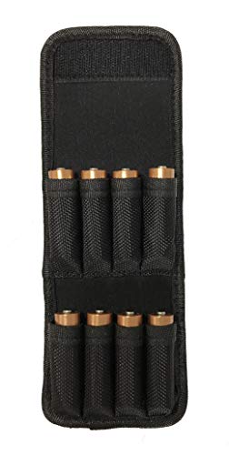 Liphontcta Nylon Case Pouch Holder for AA and AAA Battery W/ 4 AAA to AA Converters (Fits AmazonBasics, Energizer, Duracell, and All AA and AAA)