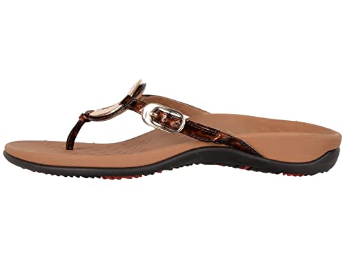 Vionic Rest Karina Thong Sandals 8 B(M) Tortoise