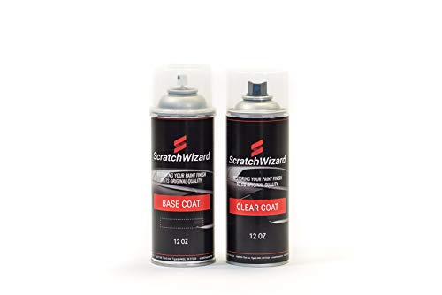 ScratchWizard Automotive Spray Paint intended for Hond Ridgeline 2006 (B-533M) Steel Blue Metallic (Spray Paint + Clear Coat)