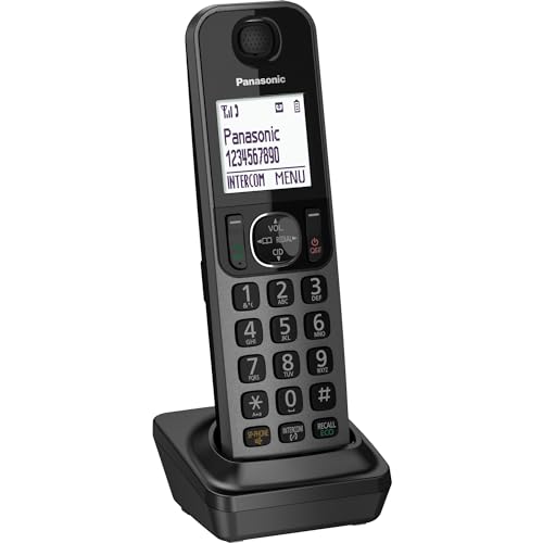 Panasonic KX-TGFA30M DECT 6.0 Additional Digital Cordless Handset for KX-TGF38 Series, Metal