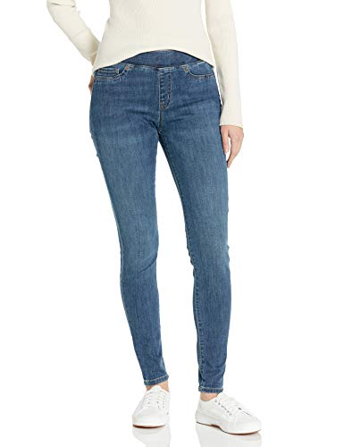 Amazon Essentials Women's Stretch Pull-On Jegging (Available in Plus Size), Medium Wash, 10