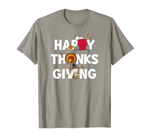 Peanuts - Happy Thanksgiving Icons T-Shirt