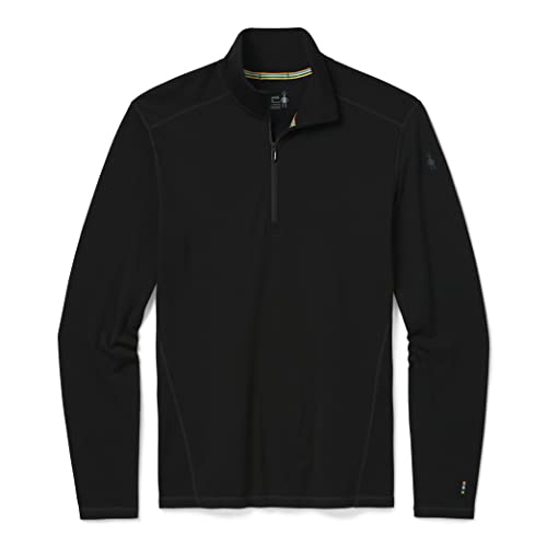 Smartwool SW016355001M Men's Merino 250 Baselayer 1/4 Zip Black M