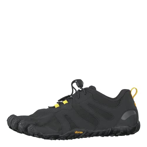 Vibram Women's V 2.0 Trail Running Shoe, Black/Yellow, 40 B EU (40 EU/8.5-9.0 M US B EU US)