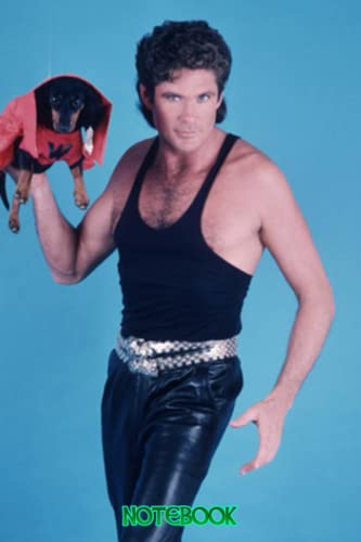 Notebook : David Hasselhoff Journal Notebook 6x9 110 pages Lined Thankgiving Notebook , Christmas Gift Idea #125