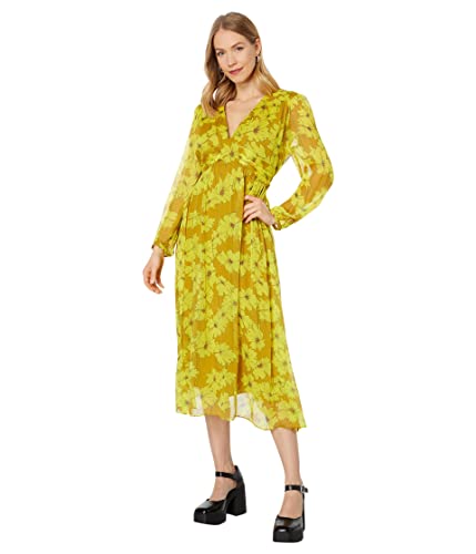 Joie Womens Women's Joie Kaz Dress, Olive Oil Multi, Small