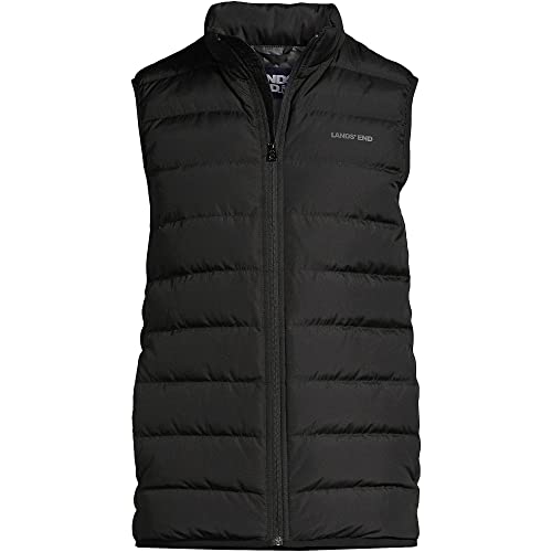 Lands' End M Puffer Down Vest Black Tall X-Large