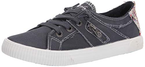 Blowfish Malibu womens Fruit Sneaker, Blue Tuna Smoked Canvas, 7.5 US