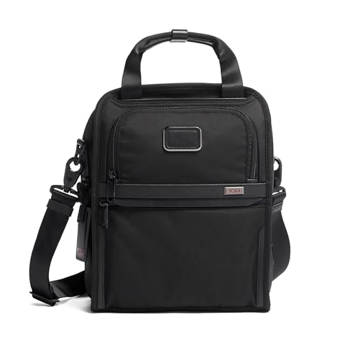TUMI - Alpha Medium Travel Tote - Carry By Hand, On Shoulder, or Crossbody - Media Pockets - Removable Shoulder Strap - Black