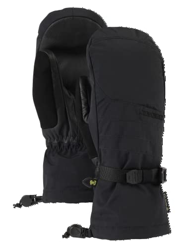 Burton Womens' Deluxe Gore-TEX Ski & Snowboard Winter Mittens (True Black, Large)