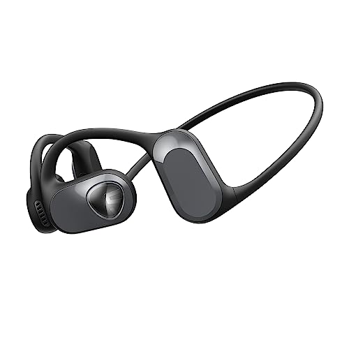 SoundPEATS RunFree Open Ear Headphone Wireless Bluetooth 5.3 Earbuds Headset with Comfortable Fit, Air Conduction Open-fit Multi-Point Connection Sports Running Earphone 16.2mm Driver, 14Hrs, IPX4