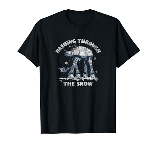 Star Wars Christmas AT-AT Walker Dashing Through The Snow T-Shirt