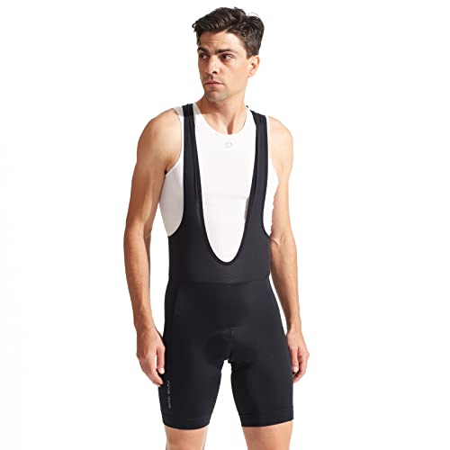 PEARL IZUMI Men's Quest Padded Cycling Bib Short, Black, Medium