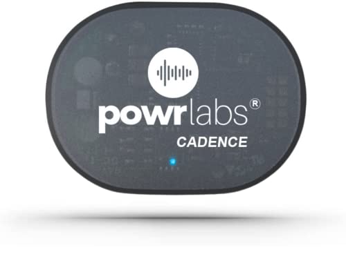 POWR LABS Bike Cadence Sensor for Stationary Bike & Road Bike, Smallest & Lightest Bike Sensor Bluetooth ANT+, Compatible with Wahoo, Garmin, KICKR, Polar, Bike Speed Sensor Bike Accessories