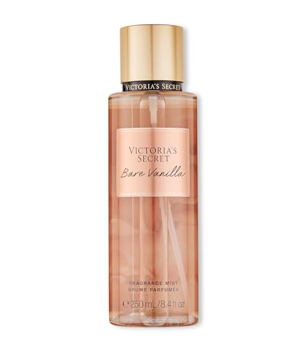 Victoria's Secret Bare Vanilla Body Spray for Women, Notes of Whipped Vanilla and Soft Cashmere, Bare Vanilla Collection (8.4 oz)