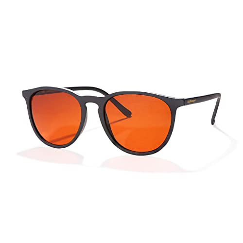BluBlocker, Black Hyde Park Sunglasses with Scratch Resistant Lens | Blocks 100% of Blue Light and UVA & UVB Rays | | Gender Neutral - for Men, Women & Everyone | 2907K |