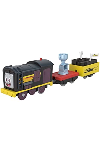 Thomas & Friends Deliver The Win Diesel Motorized Battery-Powered Toy Train Engine for Preschool Kids Ages 3 Years and Older