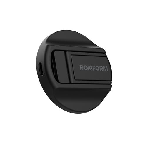 Rokform - Magnetic Wireless Charger with Stand, Includes USB-C to USB-C Cable, Up to 7.5W Charging Power (Black)