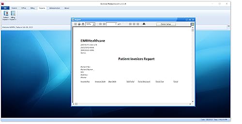 EMR Electronic Medical Record (EMR) Software and Practice Management Software Suite, E-PracticeSoft Professional, Patient Scheduling, Medical Billing All in One, Multiuser, Win PCs Only