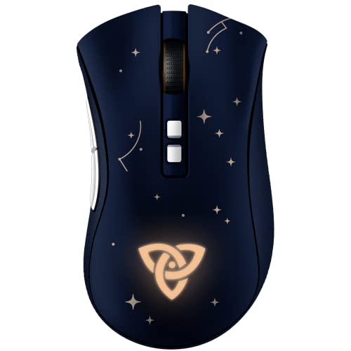 Razer DeathAdder V2 Pro Wireless Gaming Mouse: 20K DPI Optical Sensor - 3X Faster Than Mechanical Optical Switch - Chroma RGB Lighting - 70 Hr Battery Life - Ergonomic 88g - Genshin Impact Edition