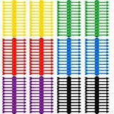 Tatuo 120 Pieces 4 Inch Arrow Spinners Board Game Spinner Plastic Arrow Game Spinners for School Party Supplies, 6 Colors