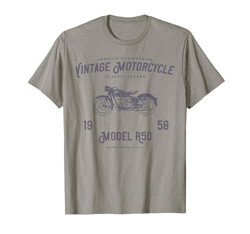 Retro Motorcycle T Shirt, Original Vintage Design