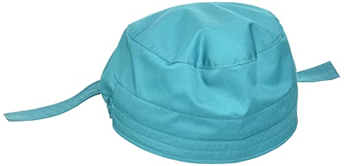 WonderWink Unisex Tie Back Scrub Cap, Teal Blue, One Size