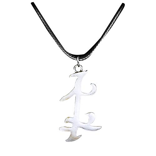 OfficialOtaku Shadowhunters Parabatai Rune Nephilim Cosplay Pendant Necklace - Silver
