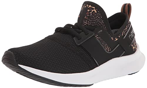 New Balance Women's FuelCore Nergize Sport V1 Sneaker, Black/Sweet Caramel/Bison, 8