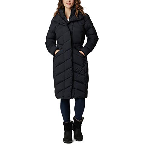 Columbia Women's Ember Springs Long Down Jacket, Black, X-Large