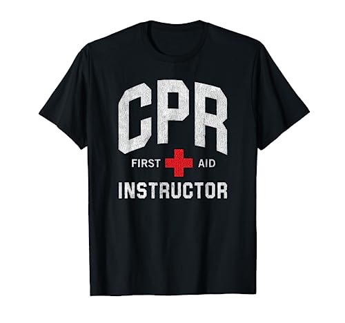 CPR First Aid AED Instructor T-Shirt