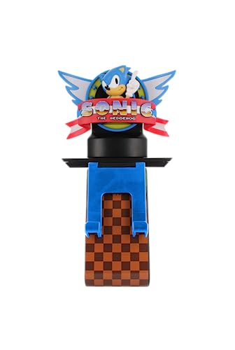 Cable Guys Ikon Charging Stand - Sonic The Hedgehog Controller (Xbox, Play Station, Nintendo Switch) & Phone Holder (Iphone, Samsung Gala﻿xy, Google Pixel)