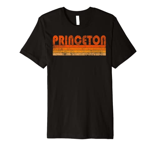 Vintage Retro 80s Style Princeton T Shirt