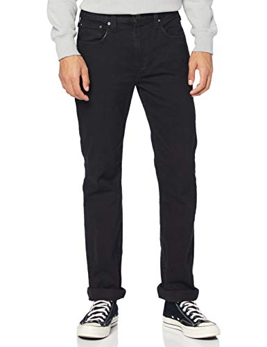 Carhartt mens Rugged Flex Relaxed Straight Leg Jean Work Utility Pants, Dusty Black, 44W x 32L US
