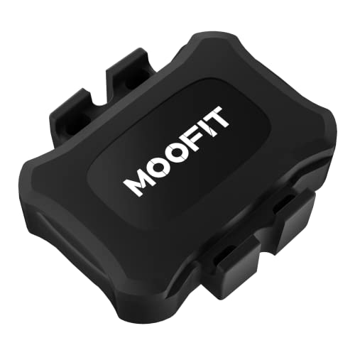 MOOFIT Speed/Cadence Sensor,ANT+ Bluetooth Cycling Cadence Sensor,Wireless RPM Sensor for Bicycle or Spin Bike,IP67 Speed and Cadence Sensor Compatible with Wahoo, Zwift, Openrider,Peloton