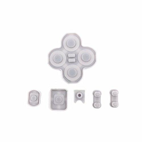 Replacement Left Right Button Pads Start Select Silicone Conductive Rubber for Switch NS Joy-Con Controller (Left)