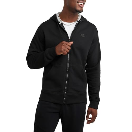 Champion Men's Zip-Up Hoodie, Powerblend, Zip-Up Hoodie Sweatshirt for Men (Reg. or Big & Tall)