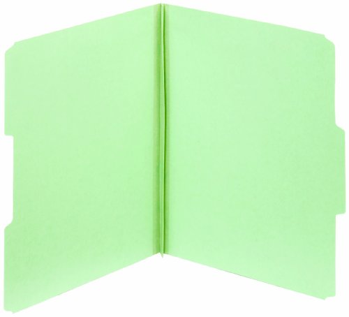 Globe-Weis Globe Weis Globe-Weis/Pendaflex Pressboard File Folders, 2-Inch Expansion, 1/3 Cut Tab, Letter Size, Light Green, 25-Count (23234)