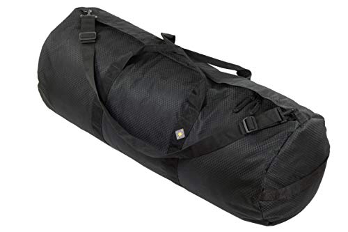 North Star Sports SD1640 Diamond Ripstop Standard Duffle Gear Bag 16'H x 16'W x 40'L, 131 Liter, Midnight Black Duffel Northstar Bags