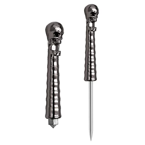 Beer Bottle Opener, Ice Pick with Safety Cover, Pick Tool for Breaking Ice, Non-slip Antiskid Handle for Picnics, Camping, Outdoor Activities, Bar, kitchen, And Restaurant (Black)