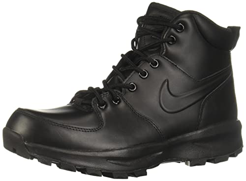 Nike Men's Manoa Leather All Boots, Black/Black-black, 10.5