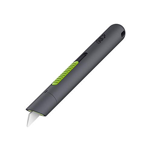 Slice 10512 Pen Cutter, Auto-Retractable Ceramic Blade, Safety Knife, Stays Sharp up to 11x Longer Than Steel Blades