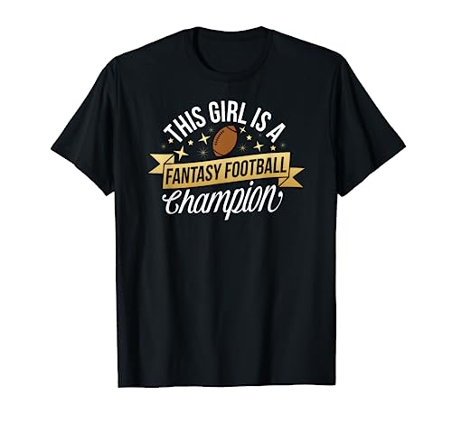This Girl is a Fantasy Football Champion Shirt Women Winner