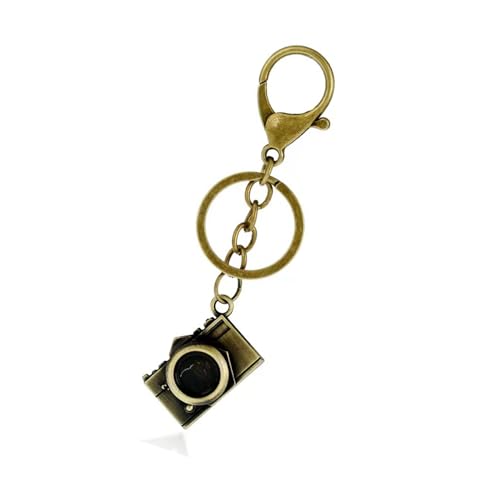 ZYCZFC Bronze Keychain Camera Model Bronze Camera Model Keyring Delicate keychain for Men and Women Can Be used As a Festive Birthday Gift Prize