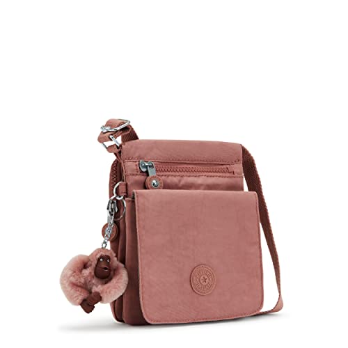 Kipling Women's New Eldorado Minibag, Lightweight Crossbody, Nylon Travel Bag, Kind Rose B
