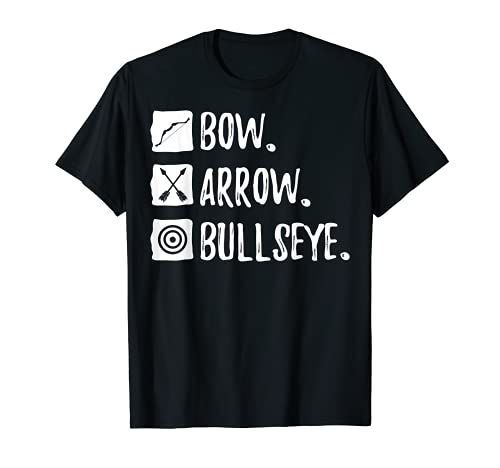 Bow Arrow Bullseye, Fun Archery Practice TShirt