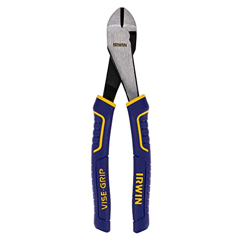 IRWIN VISE-GRIP Diagonal Cutting Pliers, 8', 2078308, nichel chromium steel